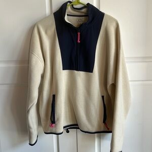 Jcrew vintage fleece pullover! Like new